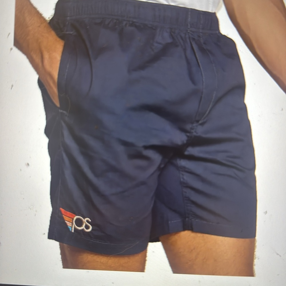 Dark Green Athletic Shorts with Logo NWOT